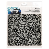 Ranger Ink - Simon Hurley - Cling Mounted Rubber Stamps - School Scribbles