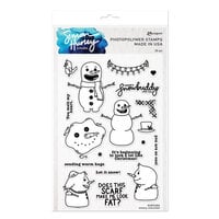 Ranger Ink - Simon Hurley - Clear Photopolymer Stamps - Snazzy Snowmen