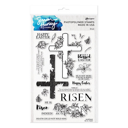 Ranger Ink - Simon Hurley - Clear Photopolymer Stamps - He Is Risen