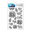Ranger Ink - Simon Hurley - Clear Photopolymer Stamps - Sentimental Flowers