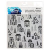 Ranger Ink - Simon Hurley - Cling Mounted Rubber Stamps - Christmas Village