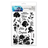 Ranger Ink - Simon Hurley - Clear Photopolymer Stamps - Watercolor Flowers