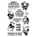 Ranger Ink - Simon Hurley - Clear Photopolymer Stamps - Silly Santas