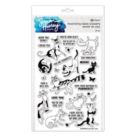 Ranger Ink - Simon Hurley - Clear Photopolymer Stamps - Purrfect Cats