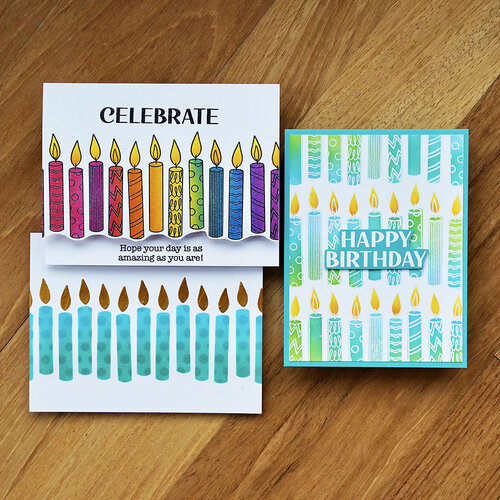 Ranger Ink - Simon Hurley - Layering Stencils - Candles Ranger Ink - Simon Hurley - Layering Stencils - Candles
