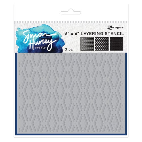 Ranger Ink Simon Hurley Layering Stencils Dazzling Diamonds