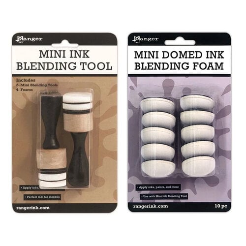 Ink - Tim Holtz - Mini Ink Blending Tool Replacement Bundle - Domed