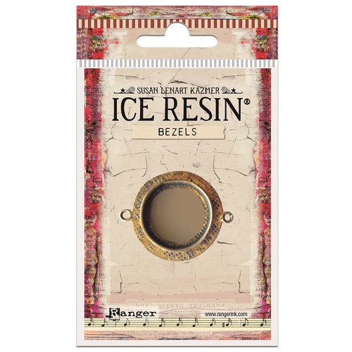 Ranger Ink - ICE Resin - Milan Bezels - Circle - Medium - Antique Bronze