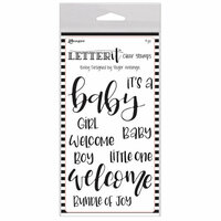 Ranger Ink - Letter It Collection - Clear Acrylic Stamps - Baby