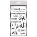 Ranger Ink - Letter It Collection - Clear Acrylic Stamps - Wedding