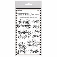 Ranger Ink - Letter It Collection - Clear Acrylic Stamps - Occasions