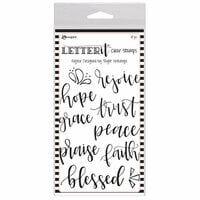 Ranger LEC68136 4 x 6 in. Lets Party - Clear Acrylic Stamps, 1