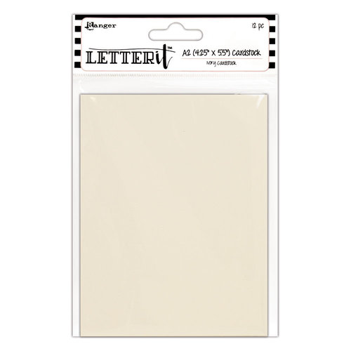 Ranger Ink - Letter It Collection - Cardstock - Ivory