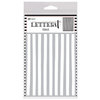 Ranger Ink - Letter It Collection - Background Stencil - Organic Stripes