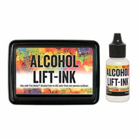 Ranger Ink - Tim Holtz - Alcohol Lift-Ink Pad and Reinker - 2 Pack Set
