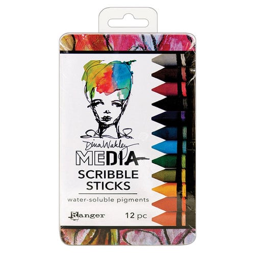 Ranger Ink - Dina Wakley Media - Scribble Sticks - Set 2