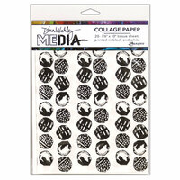 Ranger Ink - Dina Wakley Media - Collage Paper - 7.5 x 10 - Backgrounds - 20 Pack