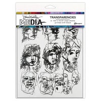 image of Ranger Ink - Dina Wakley Media - Transparencies - 8.5 x 10.75 - Tinies Set 2