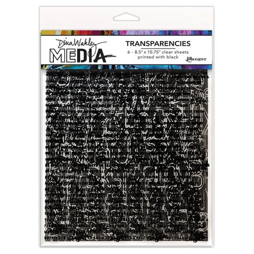Ranger Ink - Dina Wakley Media - Transparencies - Typography - Set 1