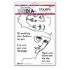 Ranger Ink - Dina Wakley Media - Cling Mounted Rubber Stamps - Let The Art Out
