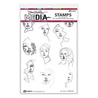 Ranger Ink - Dina Wakley Media - Cling Mounted Rubber Stamps - The Littles