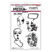 Ranger Ink - Dina Wakley Media - Cling Mounted Rubber Stamps - WowWowWow