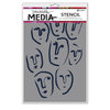 Ranger Ink - Dina Wakley Media - Stencils - Circle Faces