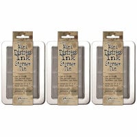 Ranger Ink - Tim Holtz - Mini Distress Ink Storage Tin - 3 Pack Set