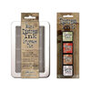 Ranger Ink - Tim Holtz - Mini Distress Ink Storage Tin with Mini Distress Ink Pad Set - Eleven