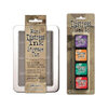 Ranger Ink - Tim Holtz - Mini Distress Ink Storage Tin with Mini Distress Ink Pad Set - Fifteen