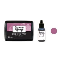 Ranger Ink - Simon Hurley - Dye Ink Pad and Reinker - Triple Berry