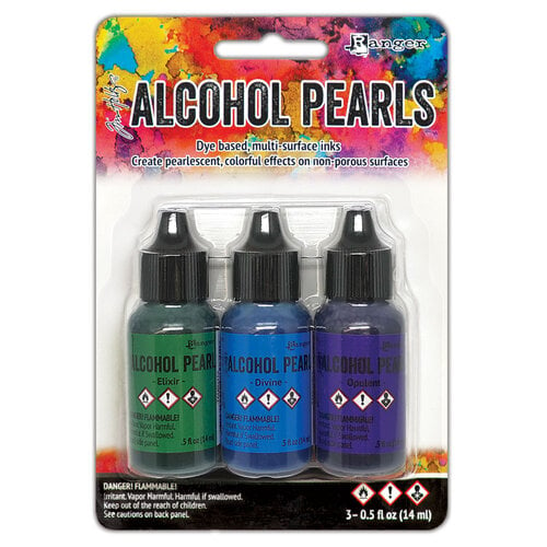 Ranger Ink - Tim Holtz - Alcohol Inks - Pearl - Kit 6