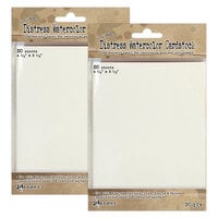 Ranger Ink - Tim Holtz - Distress Watercolor Cardstock - 4.25 x 5.5 - 40 Pack