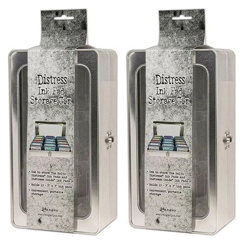Ranger Ink - Tim Holtz - Distress Ink Pad Storage Tin - 2 Pack
