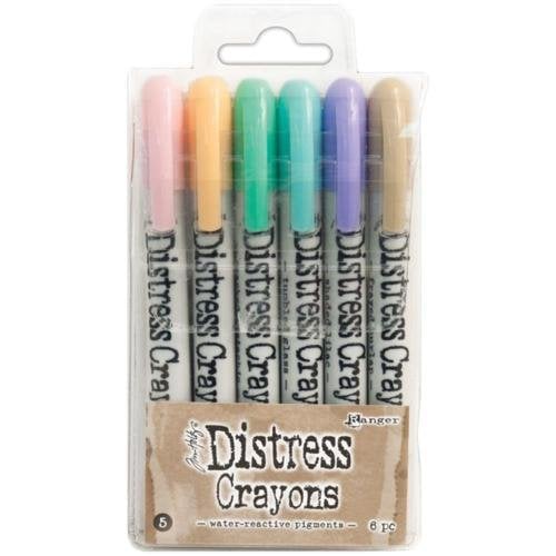 Tim Holtz Distress Crayons Color Chart