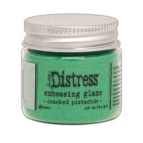 Ranger Ink - Tim Holtz - Distress Embossing Glaze - Cracked Pistachio