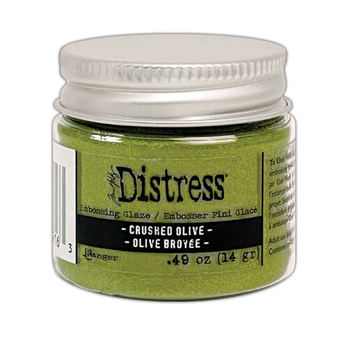 Ranger Ink - Tim Holtz - Distress Embossing Glaze - Crushed Olive