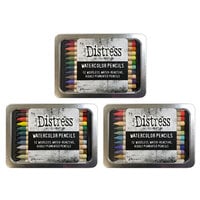 Ranger Ink - Tim Holtz - Distress Watercolor Pencils - Bundle - 3 Pack