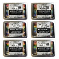 Ranger Ink - Tim Holtz - Distress Watercolor Pencils - Bundle - 6 Pack