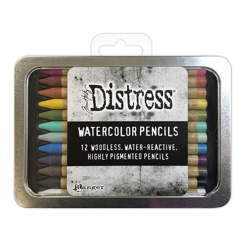 Tim Holtz Distress Blending Brushes - Two Packages - 4 Brush Bundle  (Original Version)