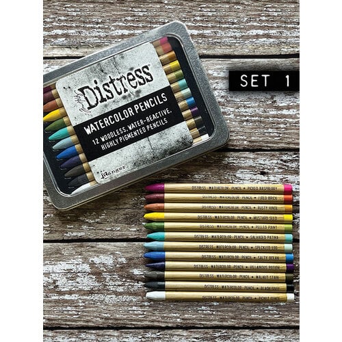 Tim Holtz Distress Watercolor Pencils - Set 1 – Kreative Kreations