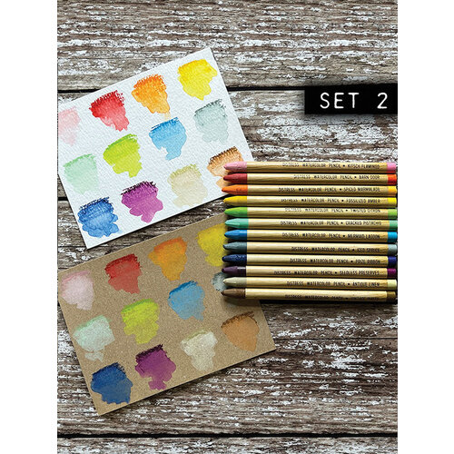 Tried the Woodless Watercolor Pencils?!? - Altenew Scrapbook