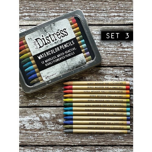 Ranger Ink - Tim Holtz - Distress Watercolor Pencils - Set 3