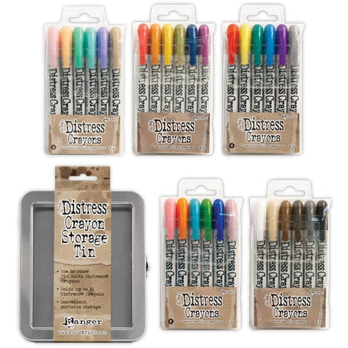 Ranger Ink Distress Crayons Set - Under the Sea