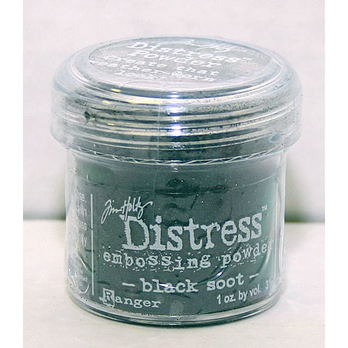 Ranger Ink - Tim Holtz Distress Embossing Powders - Black Soot, CLEARANCE