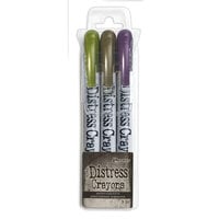 Ranger Ink - Tim Holtz - Halloween - Distress Crayons - Pearl - Set Two