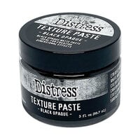 Ranger Ink - Tim Holtz - Distress Texture Paste - 3 Ounces - Black Opaque