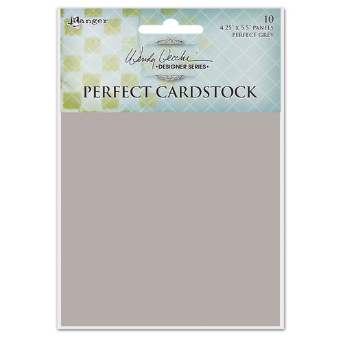 Ranger Ink - Wendy Vecchi - Perfect Cardstock - Grey Panels - 10 Pack