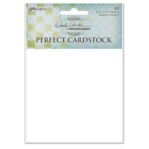 Ranger Ink - Wendy Vecchi - Perfect Cardstock - White Panels - 10 Pack
