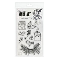 Ranger Ink - Wendy Vecchi - Make Art - Clear Photopolymer Stamps - Doodle Holiday